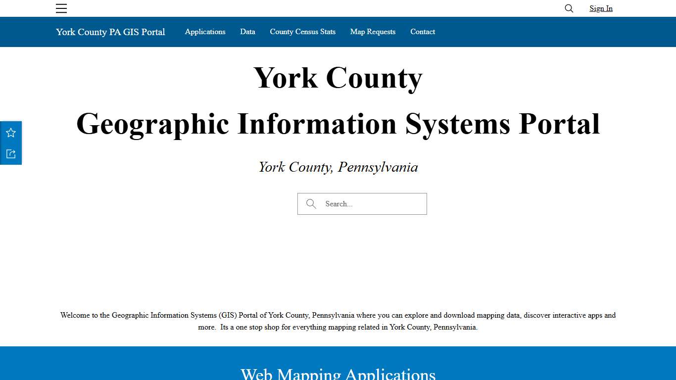 York County PA GIS Portal